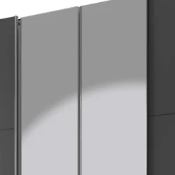 Hochwertiger Kleiderschrank mit Dreh- und Schiebetüren - Bafata