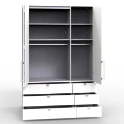 Hochwertiger Schlafzimmerschrank foliert Holzoptik - Zayun