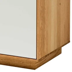 Hochwertiges Highboard in Weiß & Eiche - Smonia