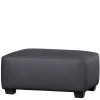 Hocker in Dunkelgrau Kunstleder - Loudes