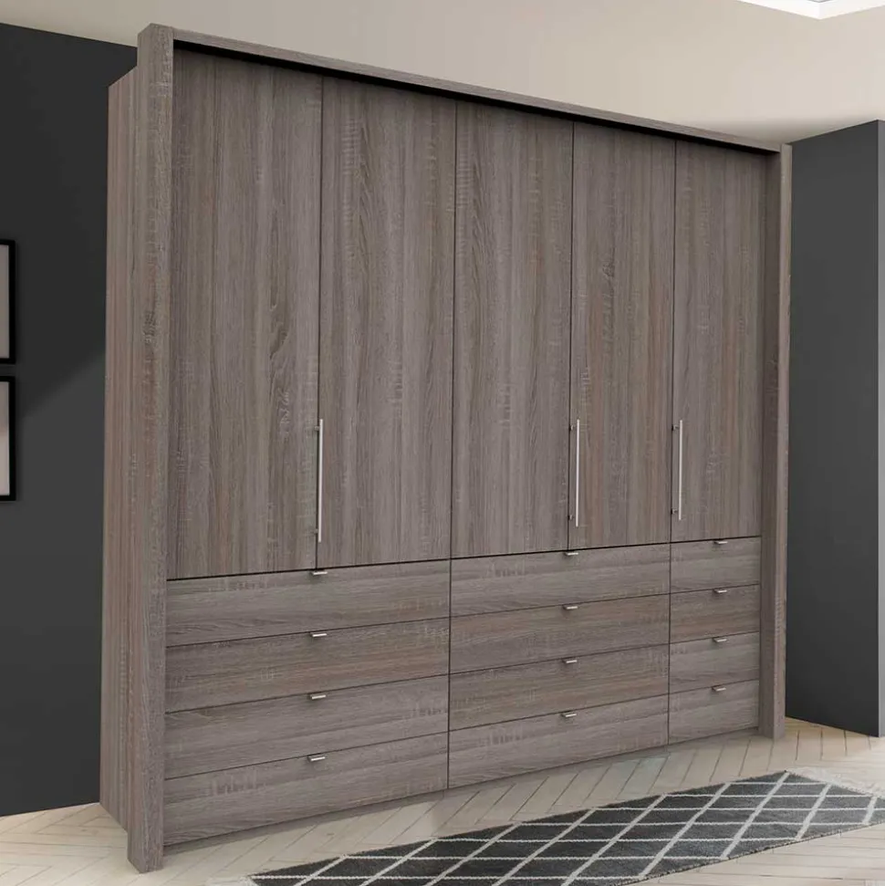 Hoher Kleiderschrank foliert - Crenba
