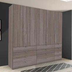 Hoher Kleiderschrank foliert - Crenba