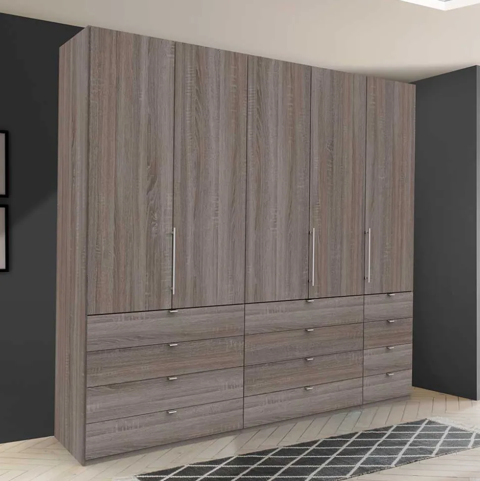 Hoher Kleiderschrank foliert - Crenba