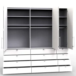 Hoher Kleiderschrank foliert - Crenba