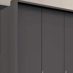 Hoher Schlafzimmer Schrank in Braun - Sitanio