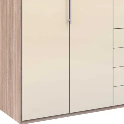 Hoher Schlafzimmerschrank 2-türig & 4 Schubladen - Rativian