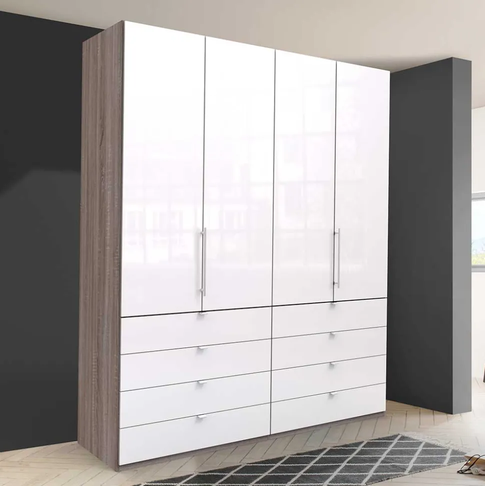 Hoher Schlafzimmerschrank 2-türig - Empresian
