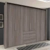 Hoher Schlafzimmerschrank 3 türig - Crenba