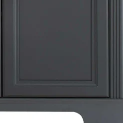 Hohes Sideboard in Dunkelgrau & Eiche - Joe