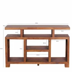 Holz Design Sideboard Hoslo als offenes Regal