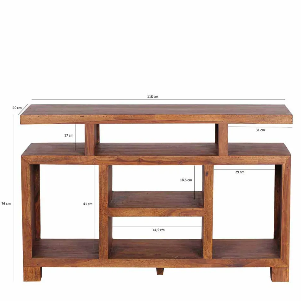 Holz Design Sideboard Hoslo als offenes Regal
