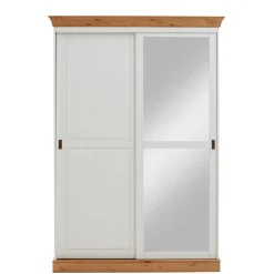 Holz Schrank mit Schiebetüren & Spiegel - Sibiuta