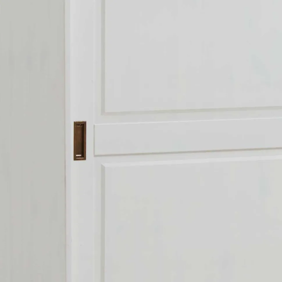 Holz Schrank mit Schiebetüren & Spiegel - Sibiuta