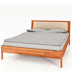 Holzbett aus Wildbuche Natur - Indrya