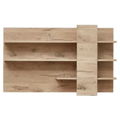 Holzoptik TV Anbauwand Set - Zelio (dreiteilig)