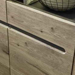 Holzoptik Wohnwand in Wildeiche - Zelio (dreiteilig)