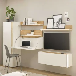 Home Office Möbel Kombi modern - Nonessia (fünfteilig)