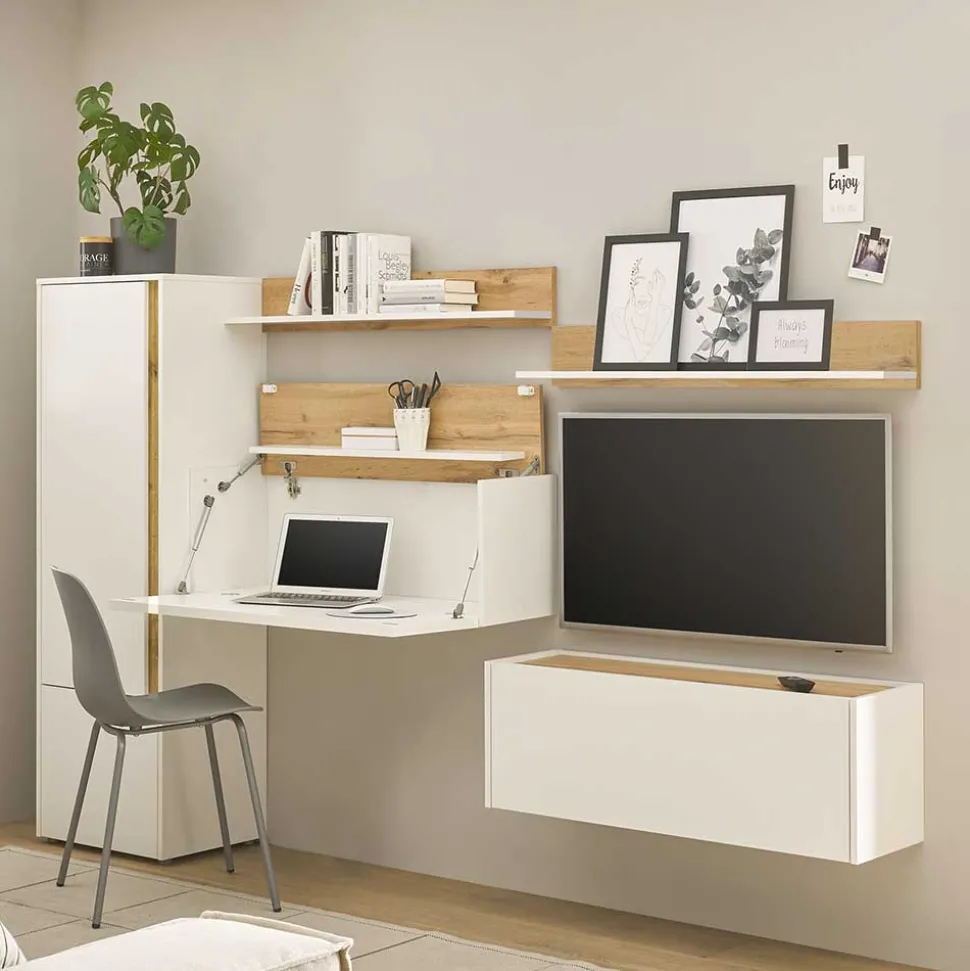 Home Office Möbel Kombi modern - Nonessia (fünfteilig)
