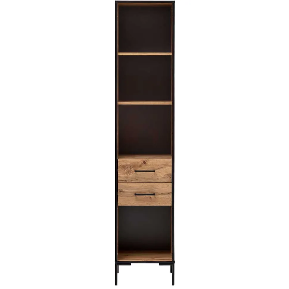 Home Office Regal in Eiche Optik - Zustic