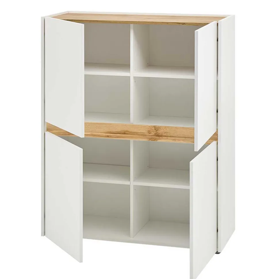 Home Office Wohnwand Set - Nonessia (vierteilig)