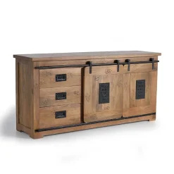 Industrial Design Anrichte aus Mangoholz - Semian