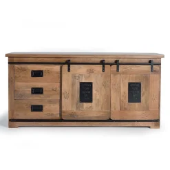 Industrial Design Anrichte aus Mangoholz - Semian
