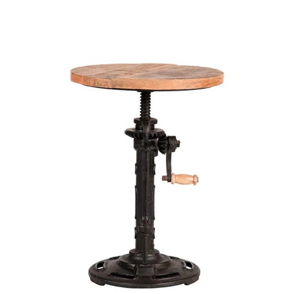 Industrial Design Hocker mit Kurbel höhenverstellbar - Sevila