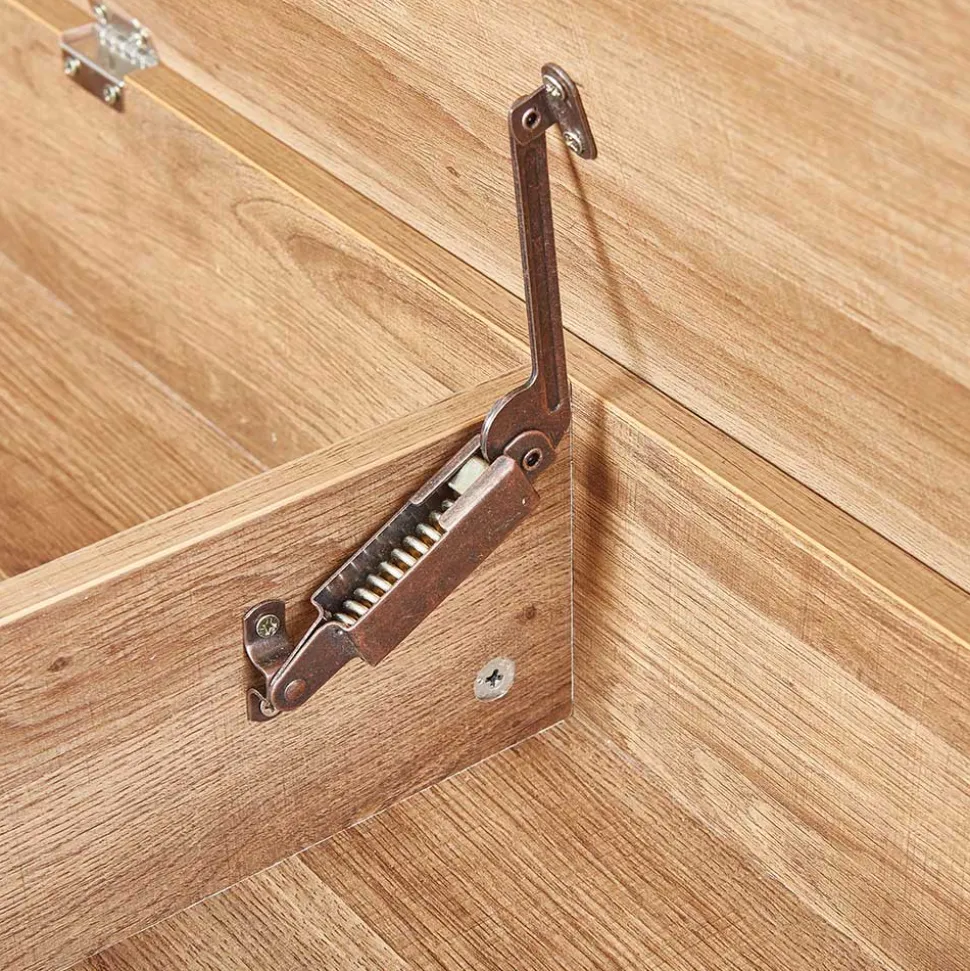 Industrial Schuhbank in Wildeiche Optik - Vedrico