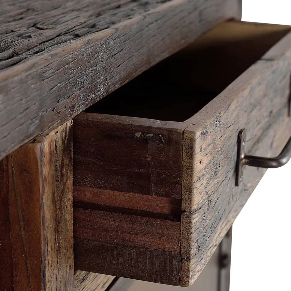 Industrial Sideboard aus Altholz und Metall - Stock