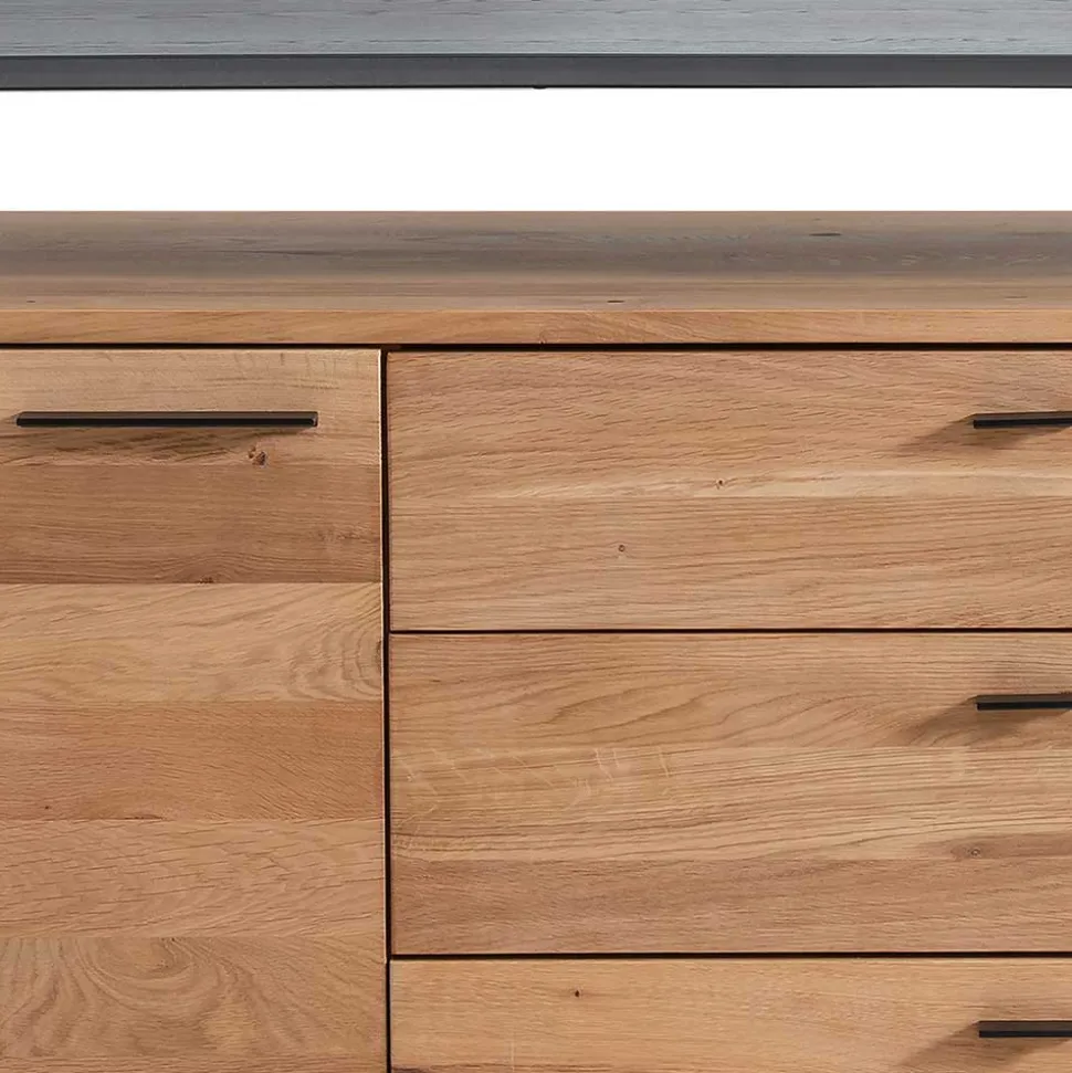 Industrial Sideboard aus Wildeiche Massivholz - Manarola