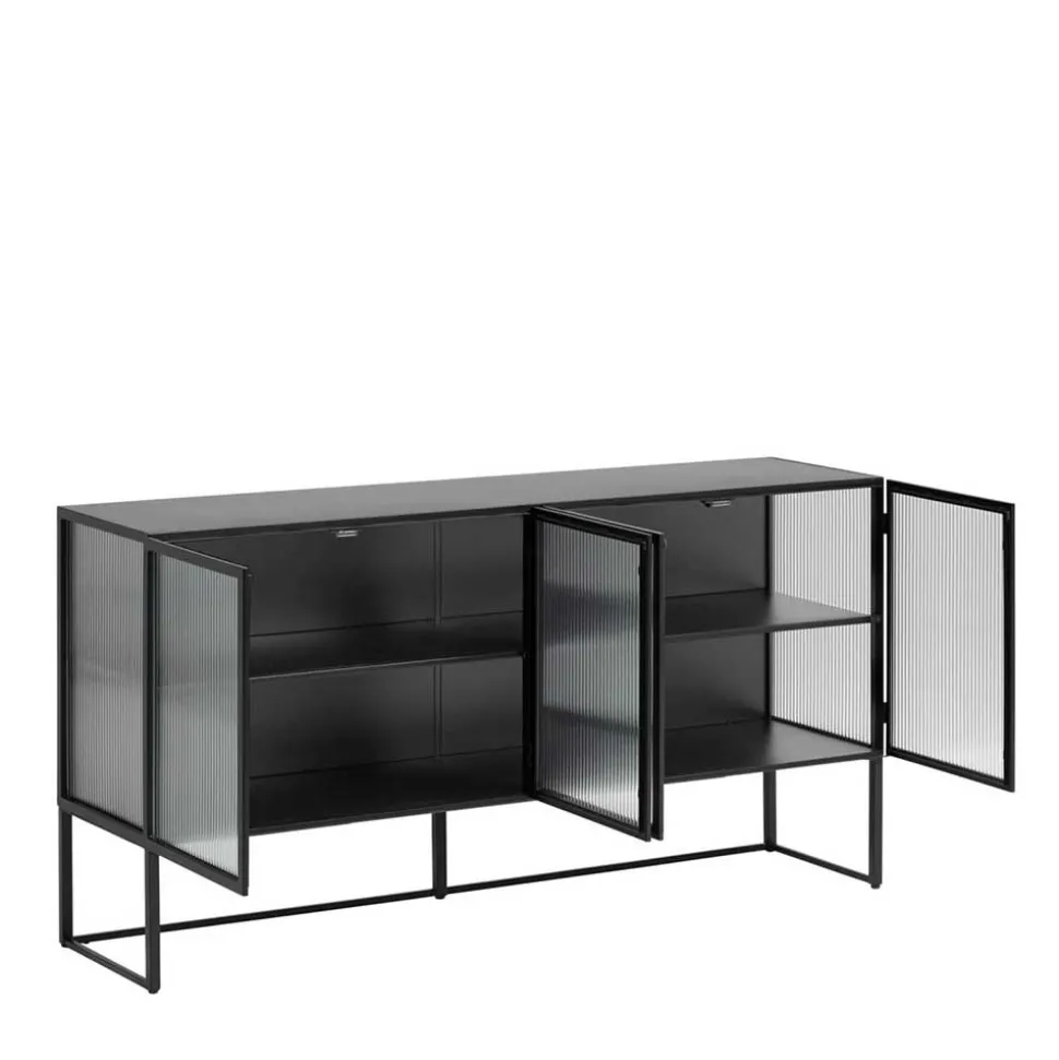 Industrial Sideboard aus Glas - Folio