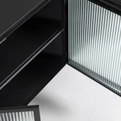 Industrial Sideboard aus Glas - Folio