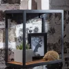 Industry Style Wandregal aus Eisen Schwarz - Charin