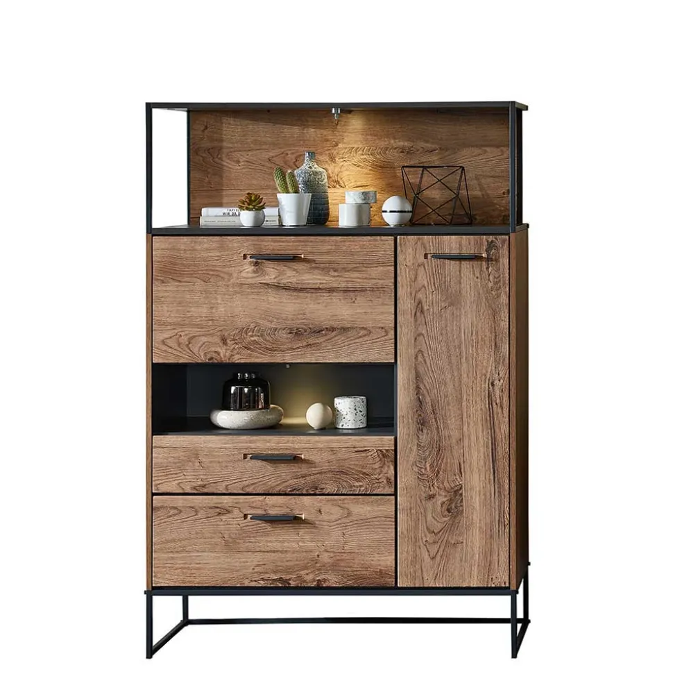 Industry TV Board & Highboard Set - Xindus (zweiteilig)