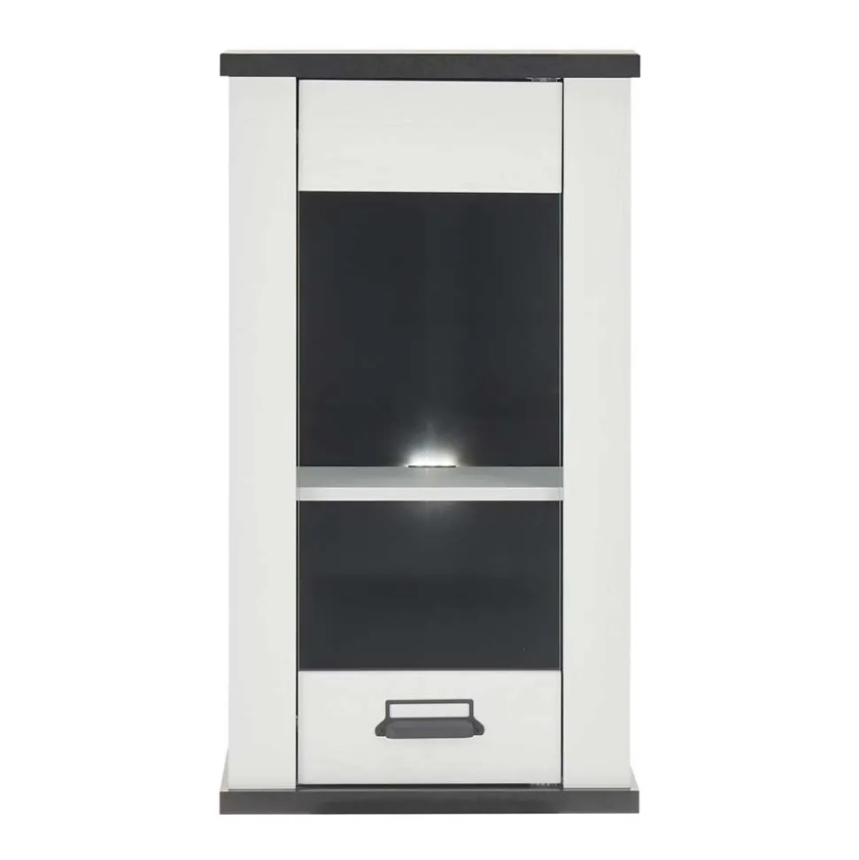 Küche Oberschrank in Weiß & Anthrazit - Eture