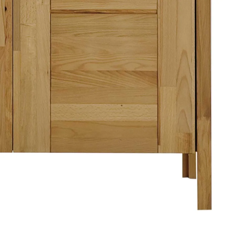 Kernbuche Kleiderschrank Lianzo mit 3 Türen