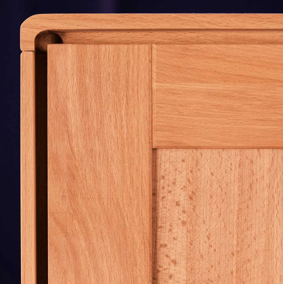 Kernbuche Kleiderschrank mit 2 Türen - Junola