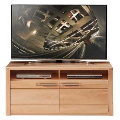 Kernbuche TV Board mit Metallgriffen - Amyonta