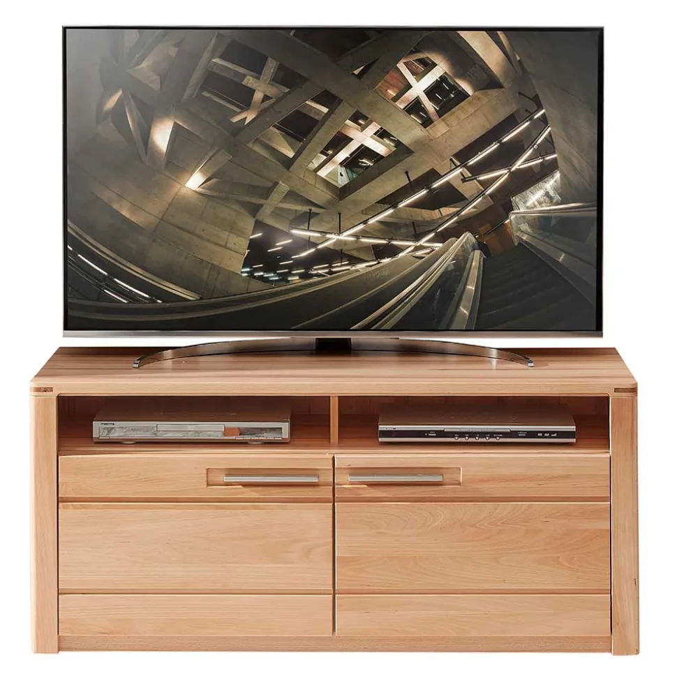 Kernbuche TV Board mit Metallgriffen - Amyonta