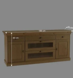 Kiefer Sideboard Piatra im Landhausstil