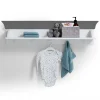 Kiefer Wandboard in Weiß & Grau - Mirandesca