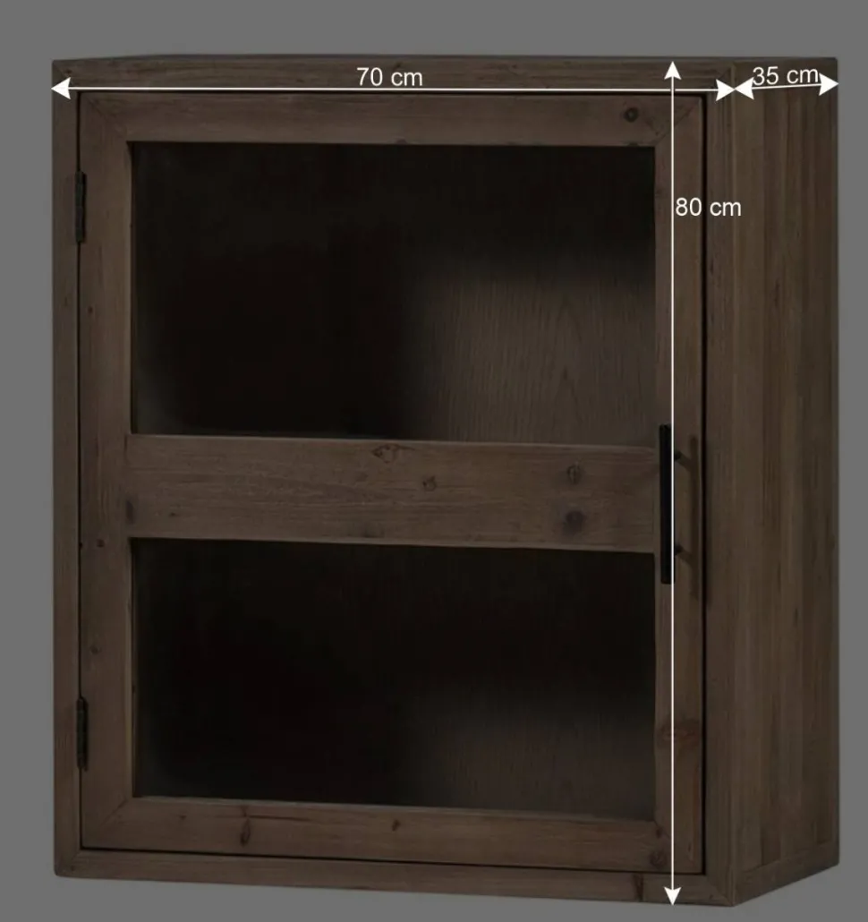 Kiefernholz Hängeschrank für die Küche - Macsena