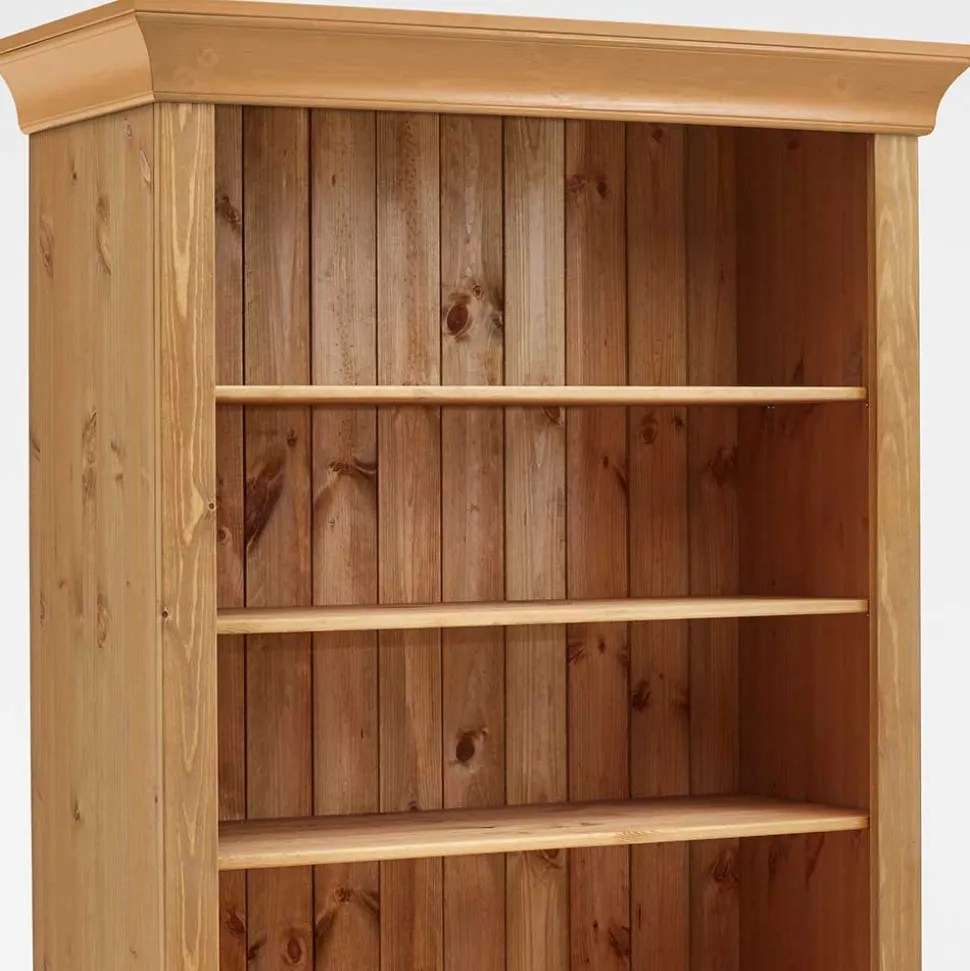 Kiefernholz Landhaus Regal 108x203x45 cm - Piatra