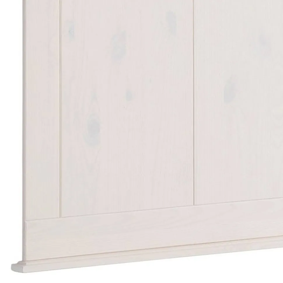 Kiefernholz Wandgarderobe in Weiß - Viorica