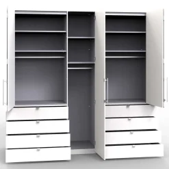 Kleideraufbewahrung Schrank in modernem Design - Vaclyn
