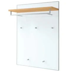 Kleiderpaneel Wynoca in Weiß Glas beschichtet