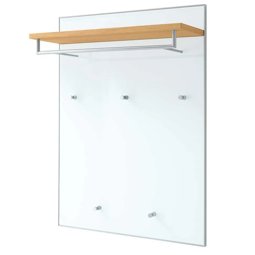 Kleiderpaneel Wynoca in Weiß Glas beschichtet