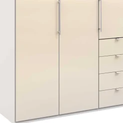 Kleiderschrank für modernes Schlafzimmer in Creme - Zidarie