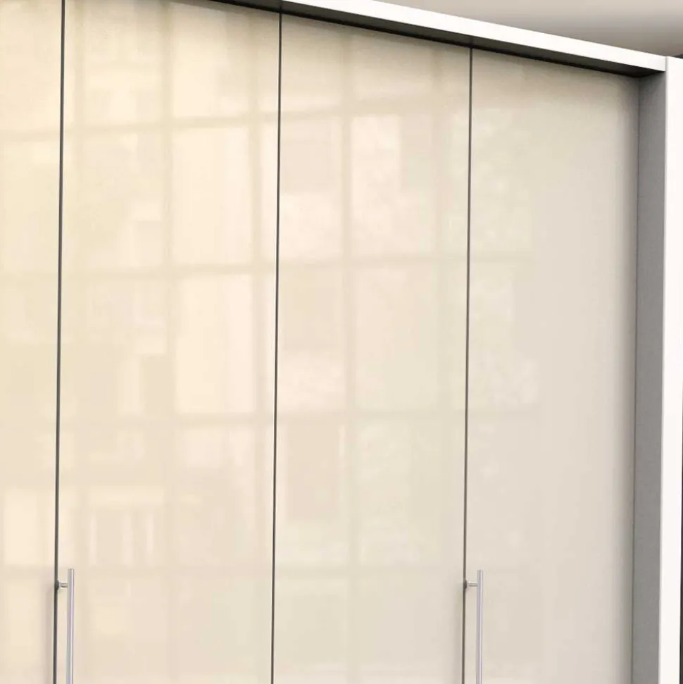 Kleiderschrank für modernes Schlafzimmer in Creme - Zidarie