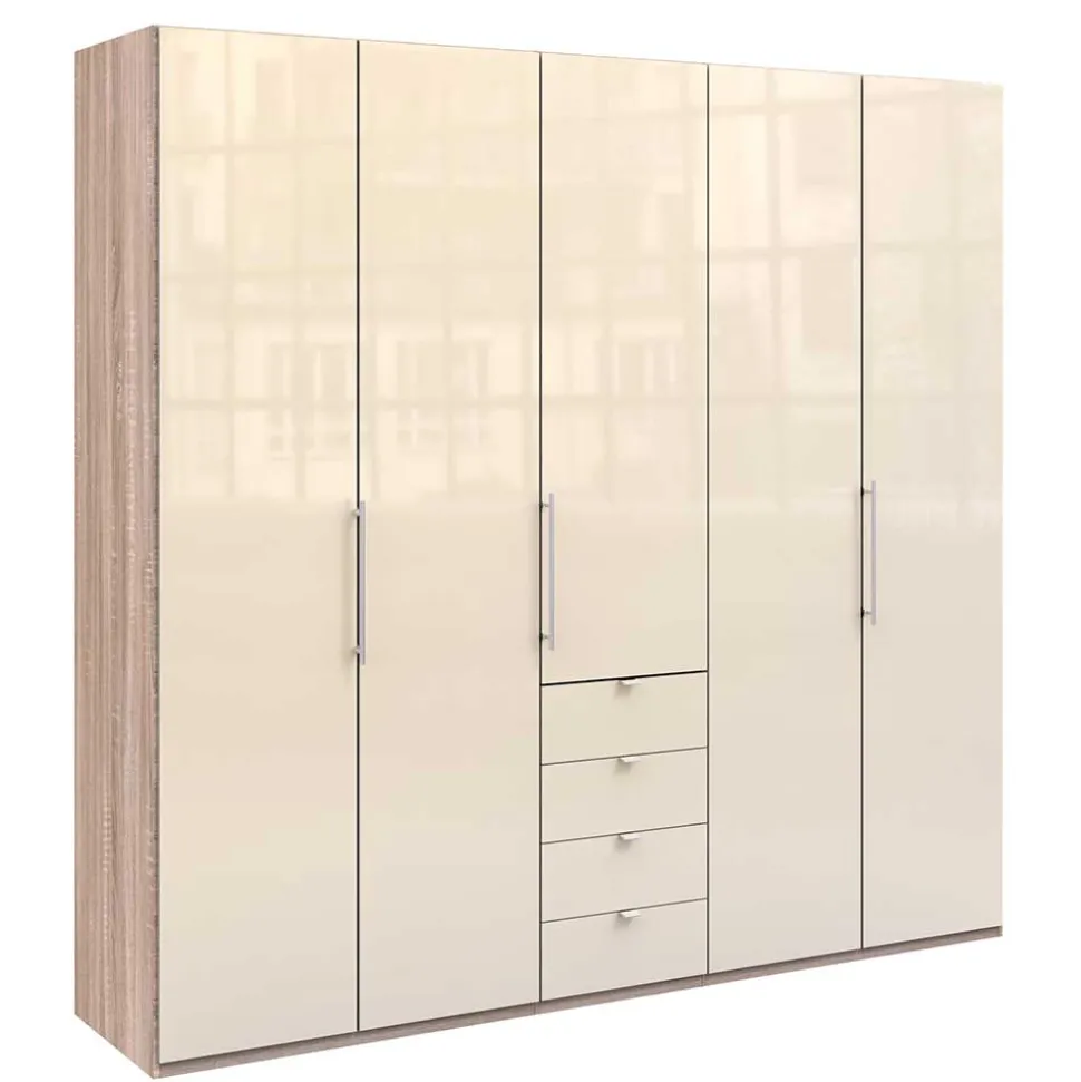 Kleiderschrank fürs Schlafzimmer in Creme - Rativian
